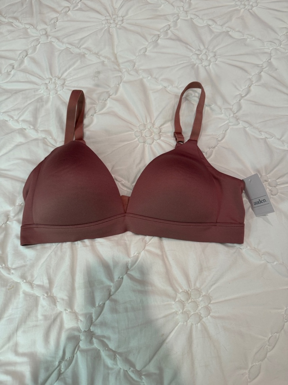 Auden Wireless Bra in Mauve Rose